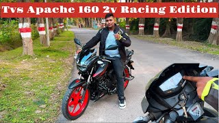 New Tvs Apache RTR 160 2V Racing Edition Detailed Review  Better Than Apache 160 4v [upl. by Ahselat]