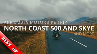 Motorcycle trip to the best roads of Scotland the NC500 and Isle of Skye The teaser [upl. by Ehsiom82]