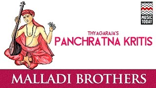 Thyagarajas Pancharatna Kritis  Audio Jukebox  Vocal  Carnatic  Malladi Brothers [upl. by Gherardi373]