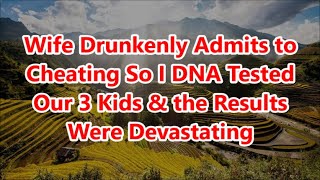 Wife Drunkenly Admits to Cheating So I DNA Tested Our 3 Kids amp the Results Were Devastating [upl. by Napoleon548]