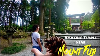 Fuji Sengen Shrine  Hidden shrine near Mt Fuji [upl. by Nitaj4]