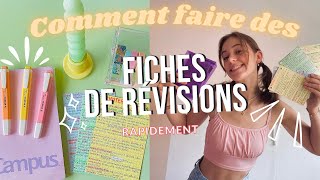 ► 6 ÉTAPES POUR FAIRE UNE FICHE DE RÉVISION SUR CANVA 👍🏼 [upl. by Aikenat]