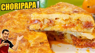 👌 La receta más FÁCIL y SABROSA 🍳👩‍🍳 tortilla de patata con chorizo ​​en solo 20 minutos [upl. by Ettelra]