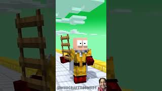 New Ladder Run With Saitama OnePunchMan funnyshorts fypシ minecraftshorts shortsviral [upl. by Bayard]