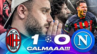 ✋🏻 CALMAAA MILAN 10 NAPOLI  LIVE REACTION NAPOLETANI A SAN SIRO HD [upl. by Arraet]