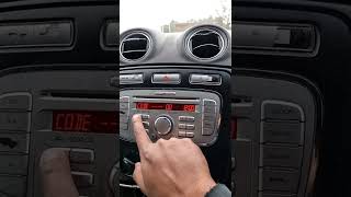 6000cd Ford Radio code how to enter [upl. by Keryt]