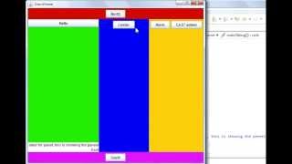 Java programming part 63 GUI  Adding Panels within Panels and setting Layout manager [upl. by Ireg]