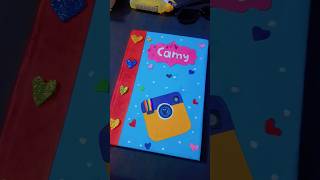 DIY Diary Cover Decoration Ideas 💡 🥰 kids art amp craft shorts ytshorts [upl. by Rudiger]