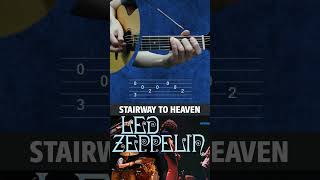 Led Zeppelin – Stairway To Heaven  Easy Guitar Tutorial tabs [upl. by Intirb94]