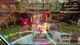 New World PVP TANK Build SnS Flail Opr gameplay After S5 patch [upl. by Arsi]