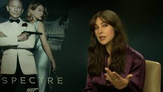 interview de Monica Bellucci 007 SPECTRE [upl. by Loftis]