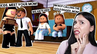 OUR NEW MOM IS A GOLD DIGGER  Roblox Roleplay [upl. by Fons856]