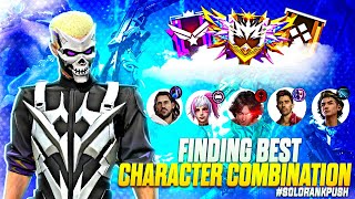 Finding Best Character Combination For Br Rank Grandmaster  Br Rank Push Tips and Tricks  Part  2 [upl. by Ramedlav]