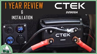 CTEK D250SA Dual Battery System Charger Review [upl. by Letney]