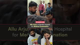 AlluArjun at Gandhi Hospital for Medical Examination  Pushpa2theRule  Gulte [upl. by Akitnahs]