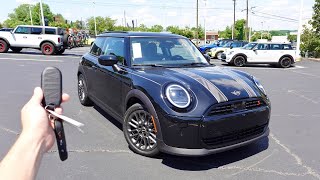 2025 Mini Cooper S Hard Top 2 Door Iconic Start Up Walkaround Test Drive and Review [upl. by Hapte]