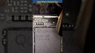 Hard Black Pasted Cpu icreballing mobilerepair [upl. by Ihc]