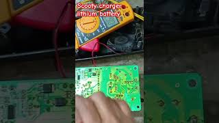 lithium battery charger High cut off setting electric scooty charger repairing setting adjusting vol [upl. by Huttan285]