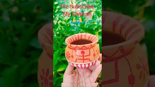 Pot Painting idea ❤️🥰🤗 Potpainting shorts viralshorts trending ytshortsvideo 😊🤗 [upl. by Hutchings]