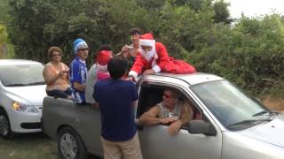 Carro do Papai Noel  FAMILIA PINTANDO O 8 [upl. by Keryt]