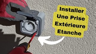 Installer une prise électrique étanche à lextérieur [upl. by Calvinna]