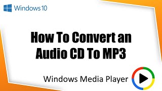 How To Rip Audio CD to MP3 in Windows Media Player  CDA To MP3 [upl. by Montfort]