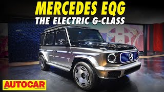 MercedesBenz EQG  G Wagon goes electric  Walkaround  Autocar India [upl. by Arlee]