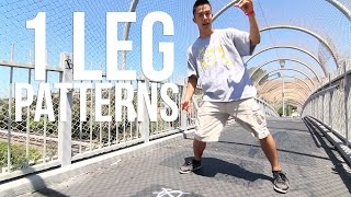 How to Breakdance  1 Leg Patterns  Top Rock Basics [upl. by Eem704]