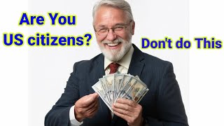 Finance Advice for US citizens American citizen [upl. by Atineg]