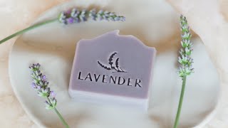 Lavender amp coconut milk soap  creamy amp rich natural recipe🌿 [upl. by Mercy377]