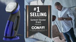 Turbo ExtremeSteam 2In1 Steamer amp Iron by Conar  Model Conair GS108 [upl. by Gulgee]