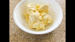 How To Make Mascarpone Cheese View in HD [upl. by Nihsfa]