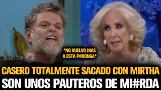 AKFREDO CASERO TOTALMENTE SACADO ESTALLÓ LA MESA DE MIRTHA [upl. by Sirac423]