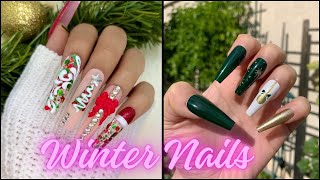 Trendy Winter Nail Design 2023  Inspirational Winter Nail Design [upl. by Eislek408]