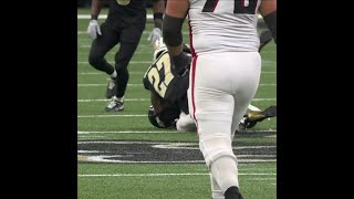 Drake London catches for a 17yard Gain vs New Orleans Saints [upl. by Neumeyer595]