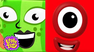 Numberblocks and Alphablocks Compilation  Count to 100  Learn CVC words  60 mins   LittleZooTV [upl. by Leoni]