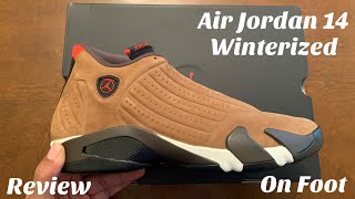 Air Jordan 14 Winterized Unboxing Review amp On Foot Archaeo Brown Jordan 14 Review amp On Foot [upl. by Rodriguez]