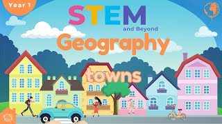 Towns  KS1 Geography Year 1  Home Learning [upl. by Edgar]