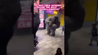 quotEpic Gorilla DanceOff in a Shopping Mall You Wont Believe Your Eyes 🦍💃epicshortsfyp [upl. by Coulson]