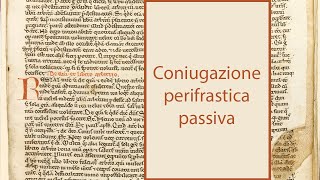 Coniugazione perifrastica passiva [upl. by Aelyak]