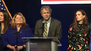 Sherrod Brown speaks after AP projects Bernie Moreno to win Ohios US Senate race [upl. by Yelraf]