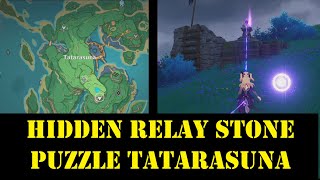 tatarasuna relay stone puzzle solution genshin impact [upl. by Arundel]