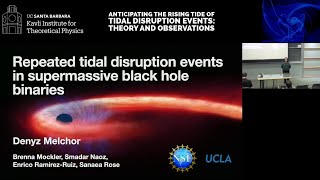 Repeated tidal disruption events in supermassive black hole binaries ▸ Denyz Melchor UCLA [upl. by Sorci595]