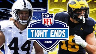 MIDSEASON Tight End Rankings  2025 NFL Draft [upl. by Rosalie]