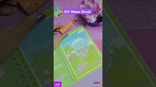 Diy water brush  shorts diy art craft youtube [upl. by Latreece]