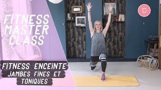 Jambes fines et toniques 20 min – Fitness pendant la grossesse [upl. by Issej]