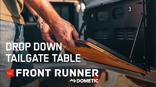 Drop Down Tailgate Table  by Front Runner [upl. by Haridan]