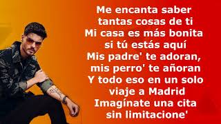 Abraham Mateo  Aunque Estés Con Él LetraLyrics [upl. by Kendry364]