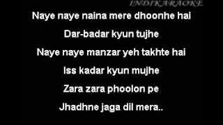 main Pareshaan karaoke  ishaqzaade [upl. by Dene698]