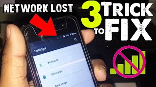 3 Way To Solve Network Losted ISSUE on Any Android [upl. by Alcine624]